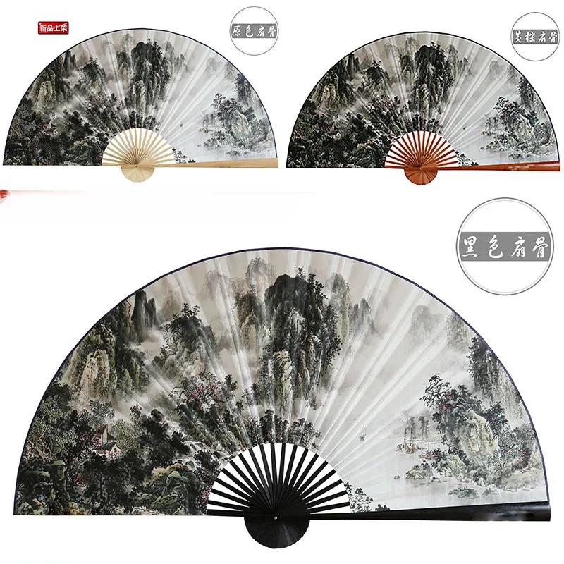 50x88 см большой веер для рисования из бумаги, настенный декоративный складной веер для офиса, зала, дома, гостиной, декоративный веер Lucky Strike