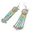 [M6177] - Turquoise Green 'Navajos' Designer Earrings