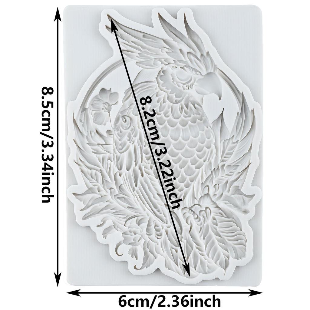 Силиконовая форма Сова Формы для мастики Сова Инструменты для украшения торта Тематический торт Десерт Украшенная форма для шоколада и конфет