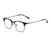 Vintage Square Titanium Alloy Glasses Half-Frame Brand Design Anti Blue Light Reading Glasses For Men Women Reader +1.75 2.5 3.0