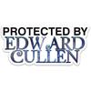 Bargain Max Decals Protected by Edward Vampire Cullen Window Laptop Car Sticker 3"