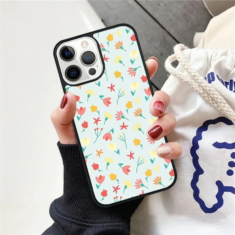 Чехол для телефона с цветами тюльпанов, весна, для iPhone 17 Air 15 16 Чехол 11 13 14 Pro Max 12 Plus Max Fundas