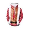 Men's Hooded Sweatshirt 3D Printing Fashion Spring Autumn Christmas New Fitness Abs Men Cross-border Europe and the United States