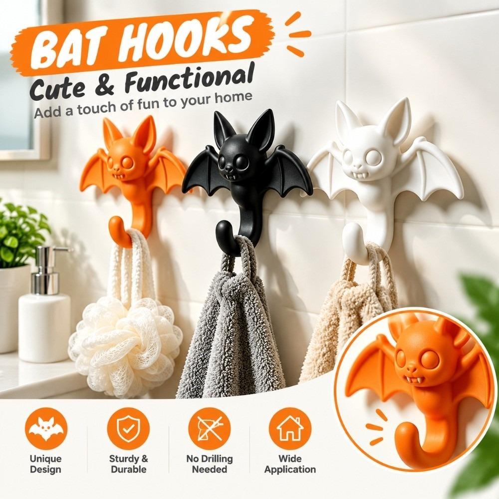 2PCS Lightweight Decorative Wall Hook Wall Mounted Home Storage Organizer Hook Room Decoration