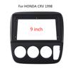 9" 2 Din головное устройство автомобильного радиоприемника для HONDA CRV CR-V 1998 Авто Стерео Аудио Плеер DVD Панель Комплект Рамка Лицевая Панель