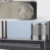 Modern Single-Handle Rotatable Stainless Steel Kitchen Faucet with Waterfall Design Pull Spray Deck Mounted Ceramic Valve Core