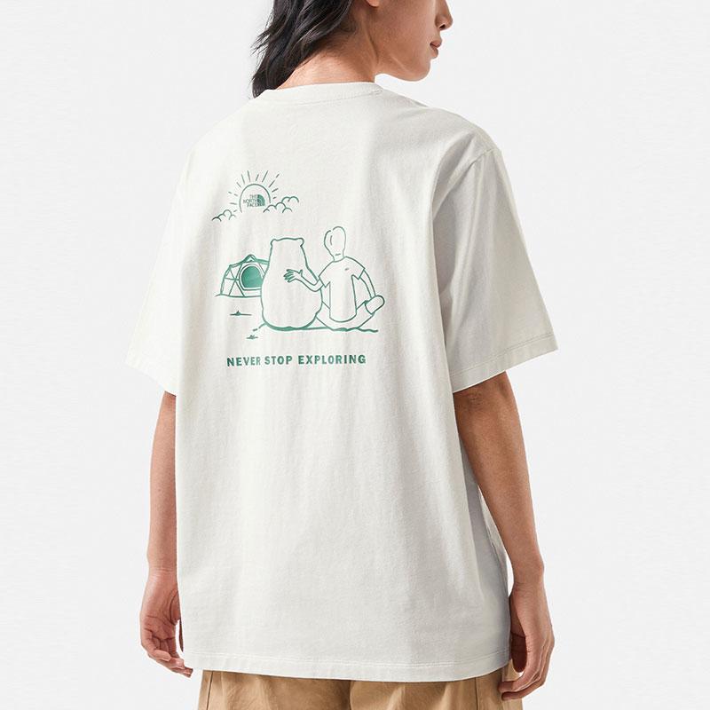 THE NORTH FACE Polar Bear Collection T Shirt Unisex Ecru NF0A8AUV-QLI