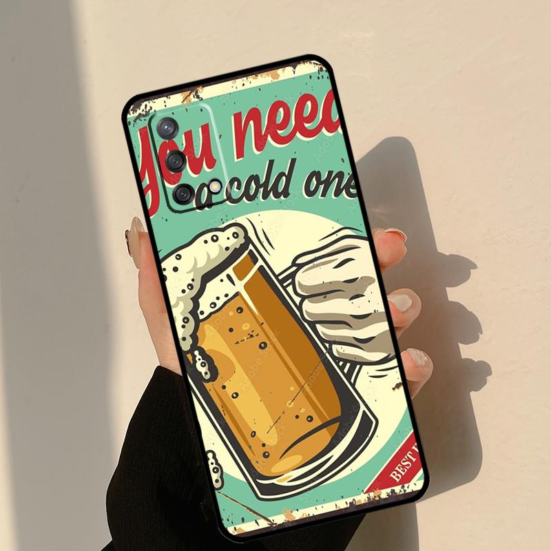 Чехол для телефона Time Drink с изображением холодной пивы для Oppo A18 A38 A58 A78 A98 A74 A94 A54 A15 A17 A57 A6 A5 Pro A16 A76 A96 A40 A60 A80