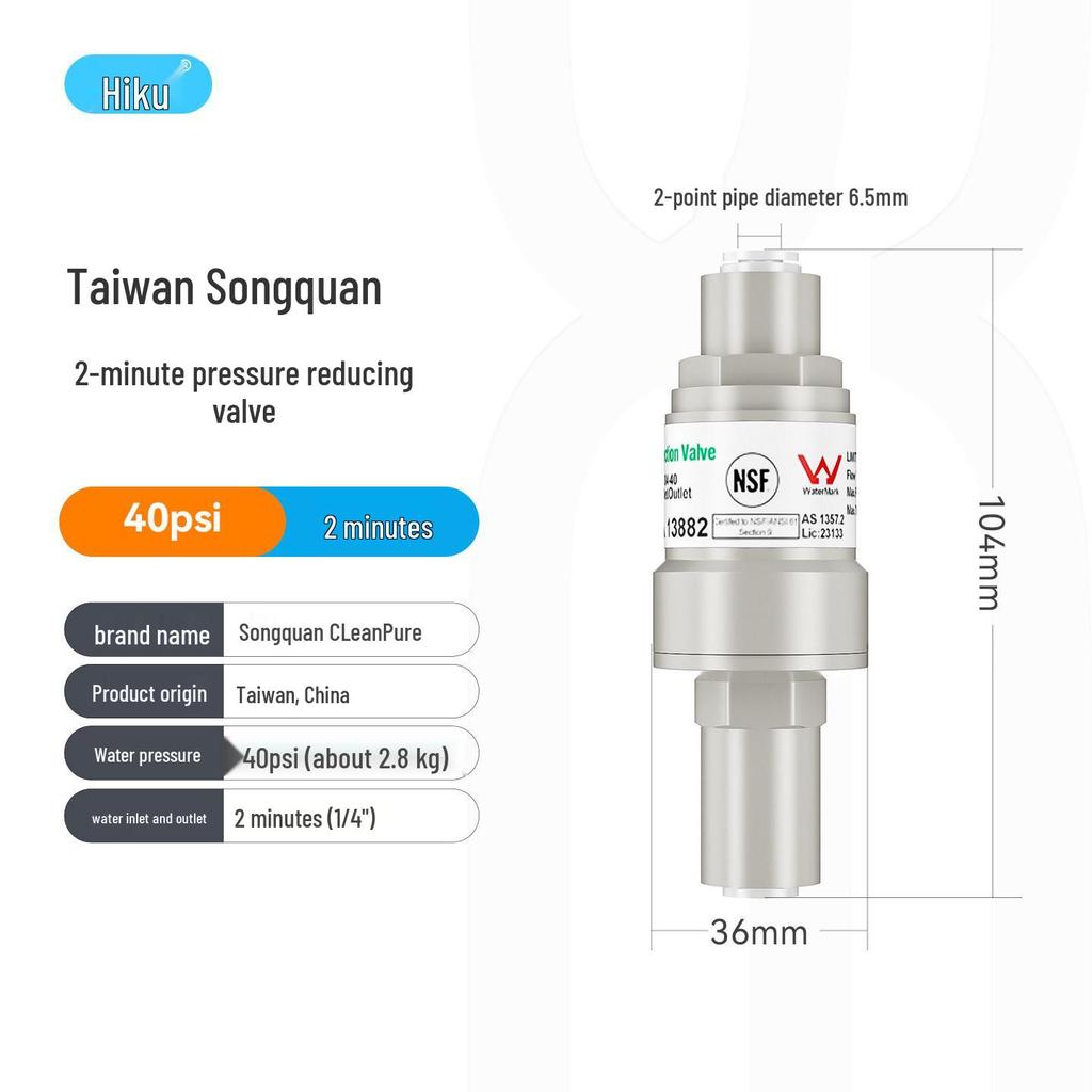 Universal Water Pressure Reducing Valve for Sweeping Robots & Water Purifiers