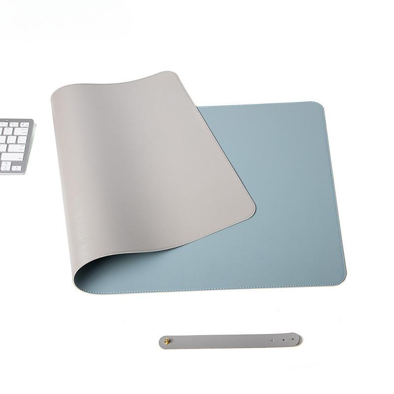 PU Leather Mousepad Portable Mouse Pad Large Gaming Waterproof Non-slip Desk Mat Computer Keyboard Pad Double Sides Use