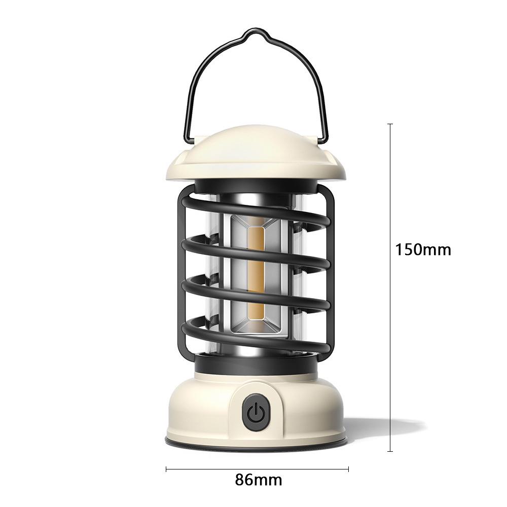 Rechargeable Retro Camping Light: Outdoor Hanging, Handheld Tent Illumination