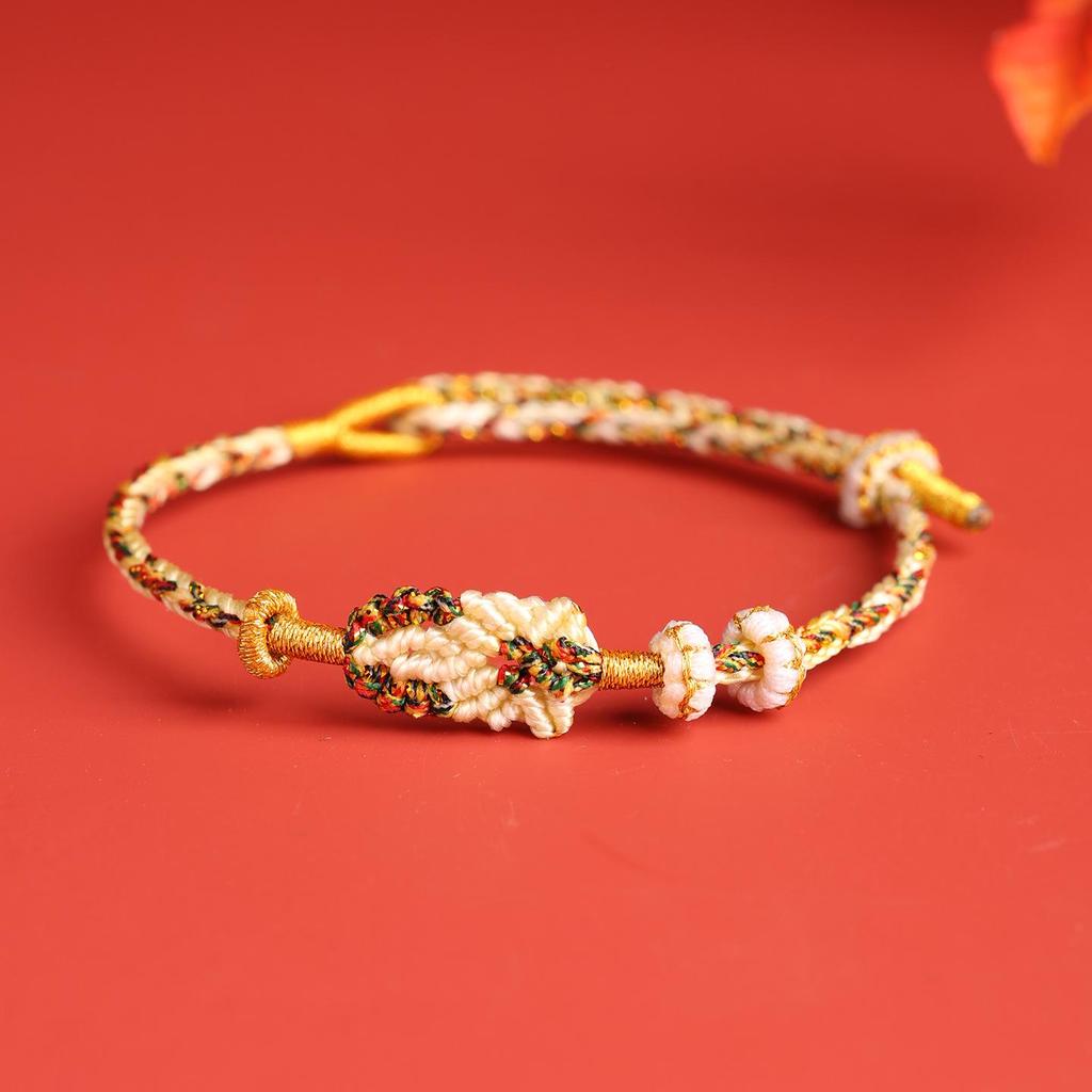 Ручной браслет из красной нити со знаком зодиака: Подарок на Год Лошади для мужчин и женщин