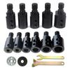 M10 5/6/8/10/12/14mm Saw Blade Adapter Grinding Polishing Motor Shaft Adapter Connecting Rod Sleeve Coupler Drill Accessories
