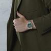 Seiko Мужские часы Presage с механическим механизмом и стальным ремешком, зеленый циферблат SPB169J1