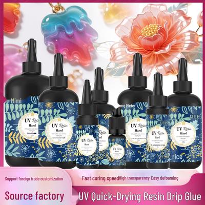 Высокопрозрачный УФ-клей для DIY-украшений, цветов, кинетического песка, маджонга и эпоксидного герметизации