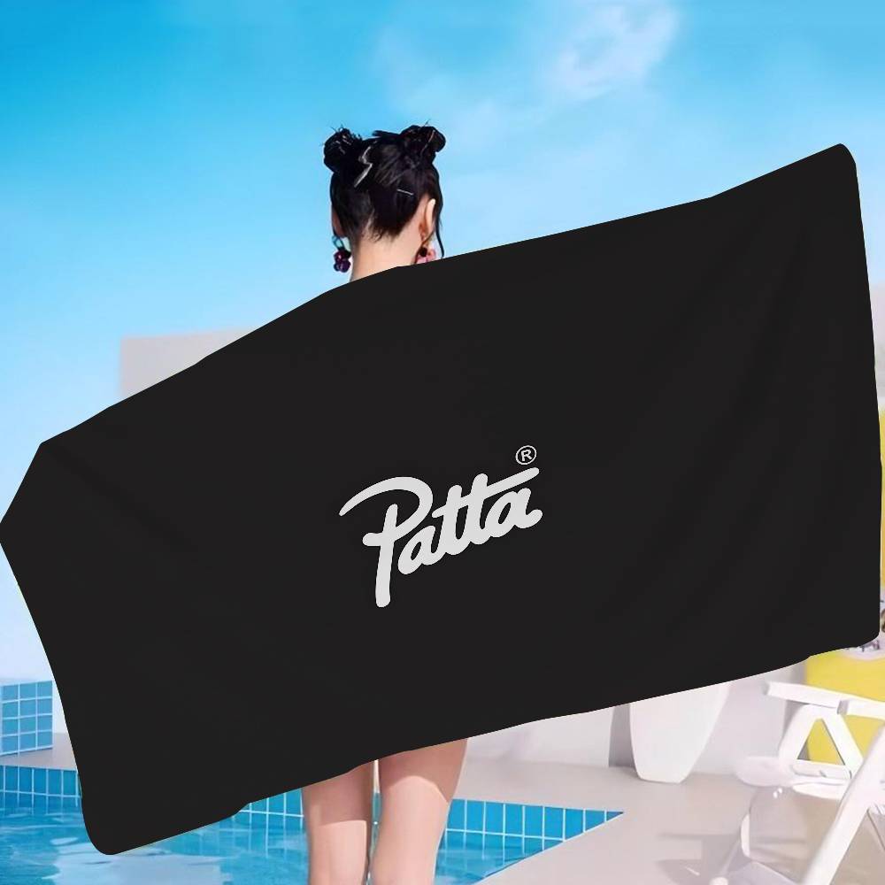 Модное полотенце для пляжа P-pattas из микрофибры, впитывающее, быстросохнущее, мягкое, для йоги, плавания, курорта, альпинизма