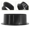 Round Wall Flange Connector Black Vent Pipe Adapter Exhaust Pipe Connector  Ventilation Pipe