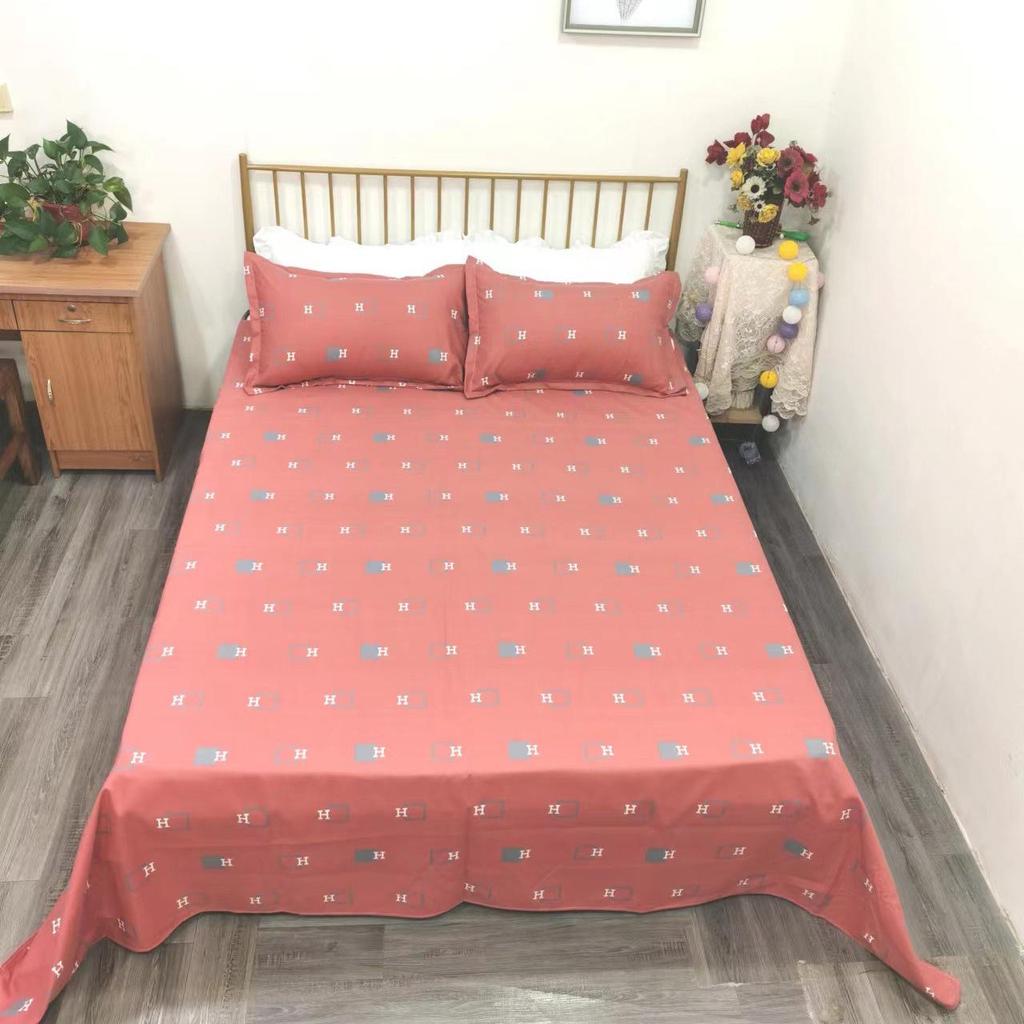 Cartoon Flannel Bed Sheet - Double or Single Size, Perfect for Dorms, In Stock