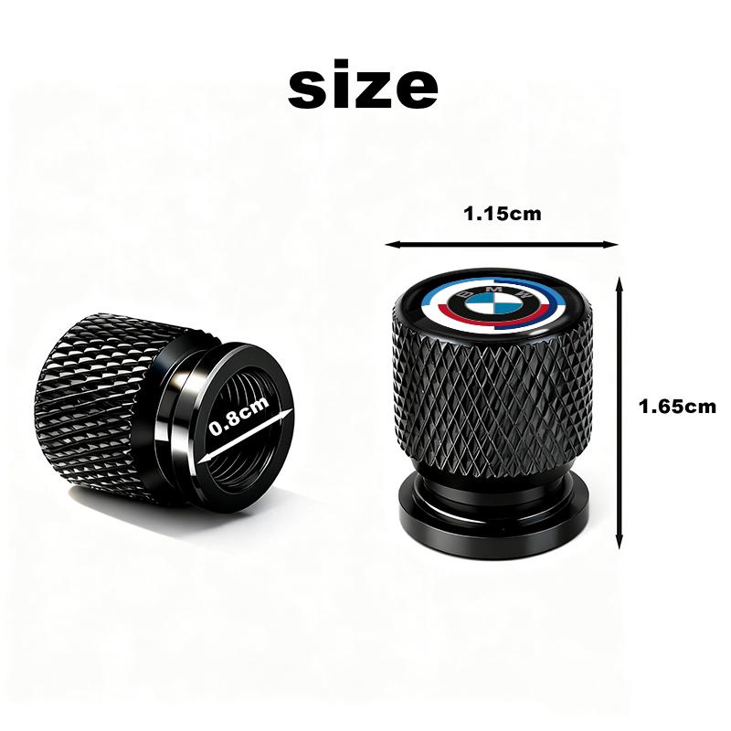 NXEW6 Car Wheel Tire Valve Cap Dustproof Protector Cover Personalized Decoration For BMW X3 X5 M5 M3 E46 E90 E60 F10 E39 F30 E36 G30