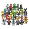 Set of 24 Go Minifigures Kai Jay Sensei Wu Master Building Colorful