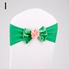 1PC Stretch Chair Bands Bowknot Flower Chair Sashes Banquet Event Decor Wedding Party Supplies