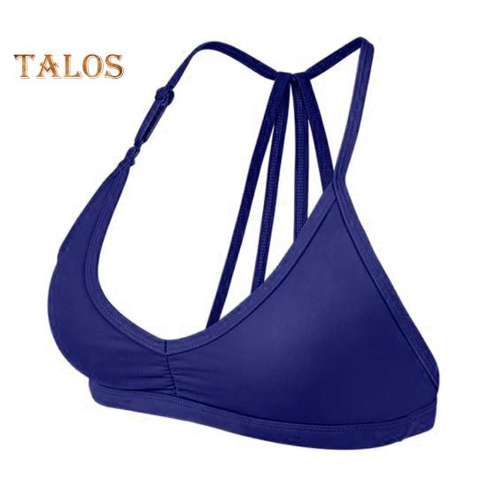 Женский спортивный бюстгальтер со съемными бретельками, беспроводной, с бретельками, спинка-борцовка, лифчик для йоги и фитнеса, быстросохнущий, без косточек, укороченный топ для тренировок в спортзале