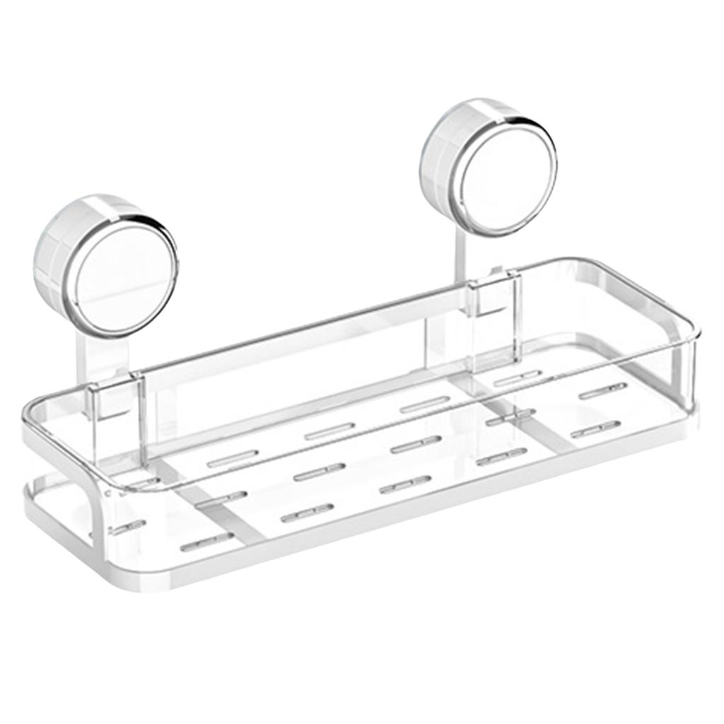 Полка для хранения на присоске для ванной комнаты Wasy Installation Органайзеры для ванной комнаты Стеллаж для хранения подходит для всех гладких стен