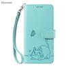Case for Samsung Galaxy S21 S22 S23 S24 S25 Edge FE Pro Plus Ultra 5G Leather Flip Phone Casing Bag with Wristlet Strap
