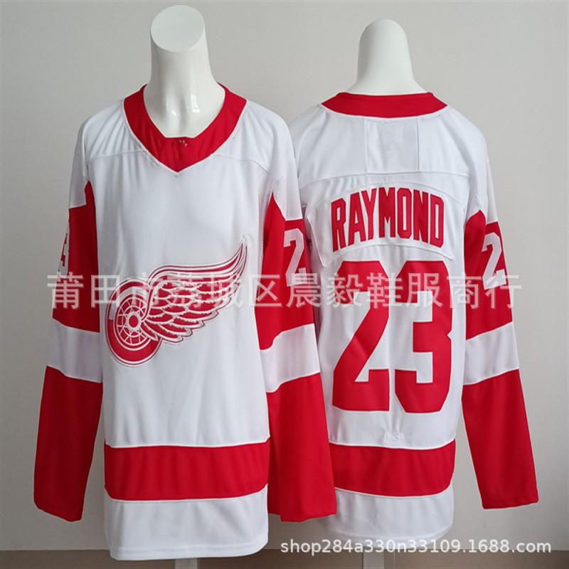Detroit Red Wings Vintage Embroidered Ice Hockey Jersey Mens Team Sport Uniform Fan Wear Practice