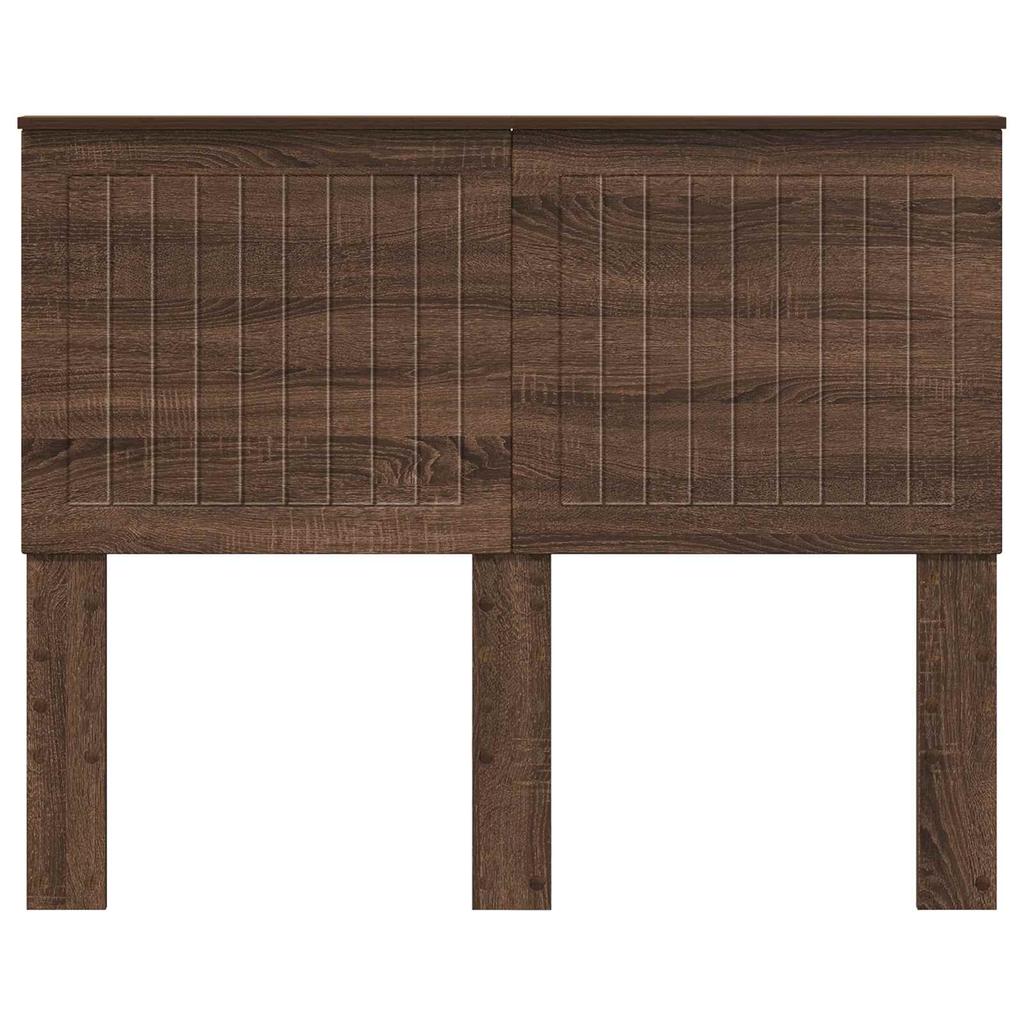 Headboard in Brown Oak Look 135 cm Particleboard