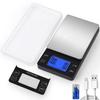 DIHAKARI Pocket Coffee Scale, Small Digital Scale, Mini Kitchen Scale, Compact, Waterproof Seal, 2kg Capacity, 0.1g Increments, Drip Scale, Portable,