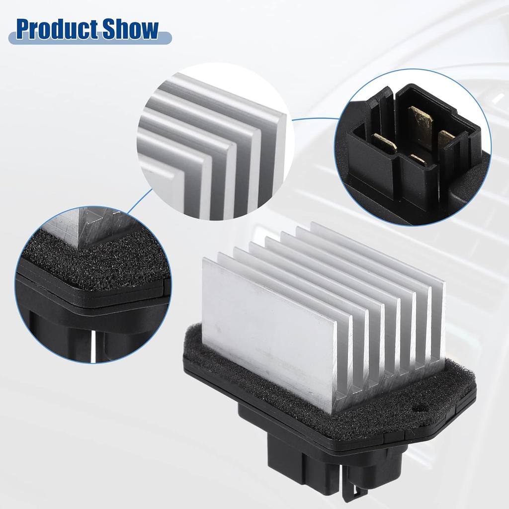 ACROPIX HVAC Blower Motor Resistor Replacement Fit for Land Rover Range Rover - Pack of 1 Silver Tone