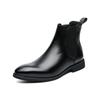 High Top Handmade Men Business Chelsea Boots Black Leather Men Office Shoes Designer Classic Ankle Boots Size 38-48