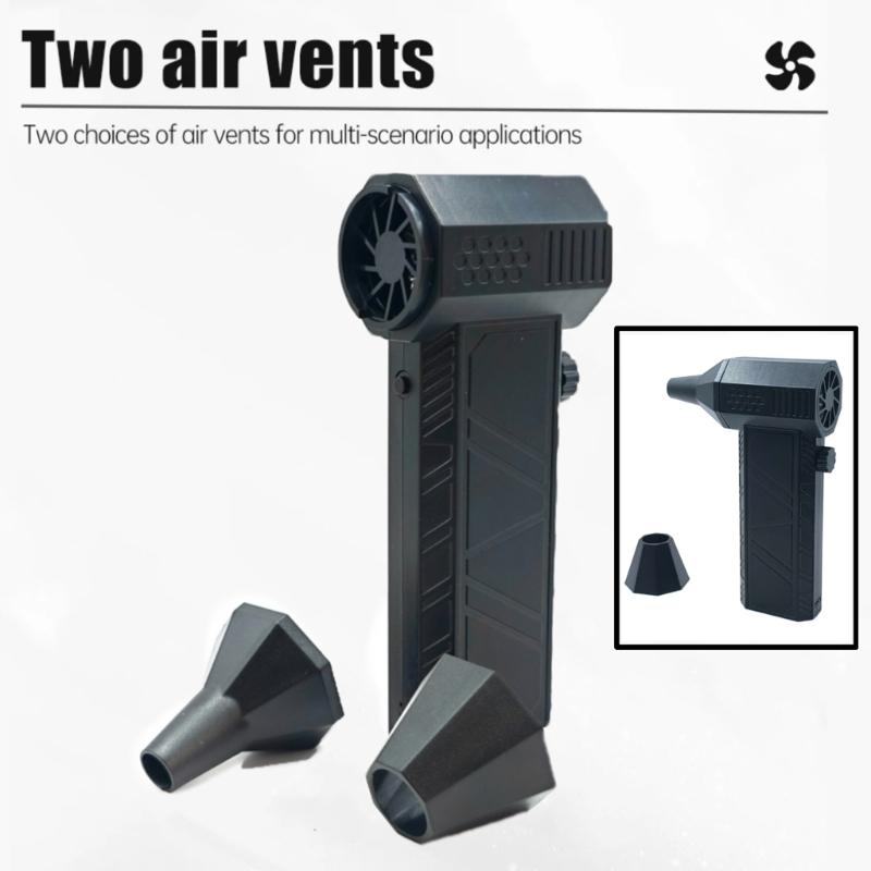 Compressed Electric Air Duster 130000RPM Rechargeable Cordless Multifunction Fan for Computer Keyboard Car Dry Blower