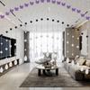 Butterfly Crystal Bead Curtain Living Room Entrance Partition Curtain Water Drop Pendant Hanging