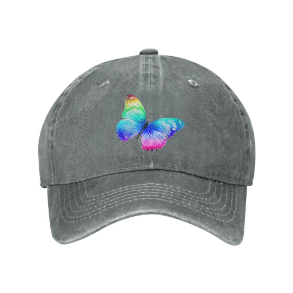 Butterfly Summer Classic Fashion Men Trucker Hat Cotton Breathable Women Cowboy Cap Outdoor Leisure Basketball Caps