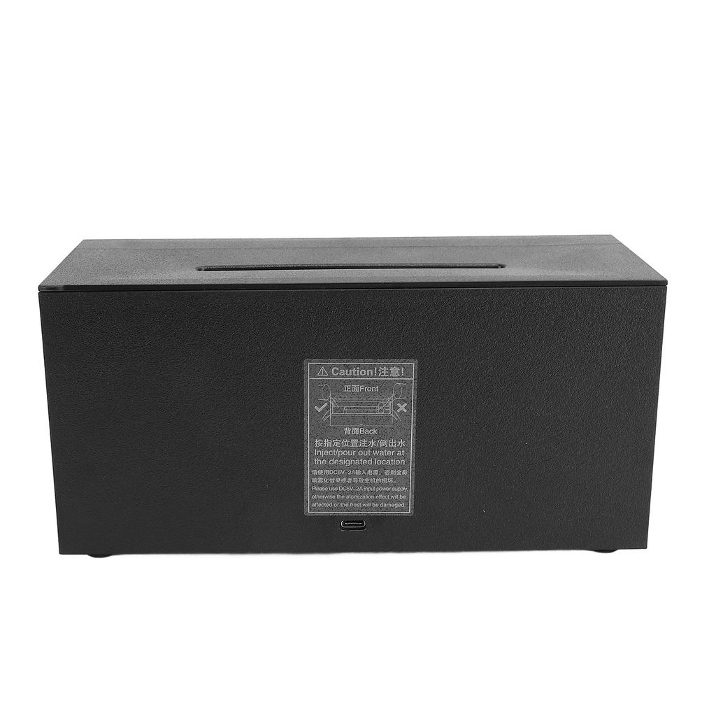 3D Камин с пламенем Диффузор для эфирных масел 150 мл Цветная подсветка пламени USB Тихий аромадиффузор Увлажнитель с таймером и пультом для спальни