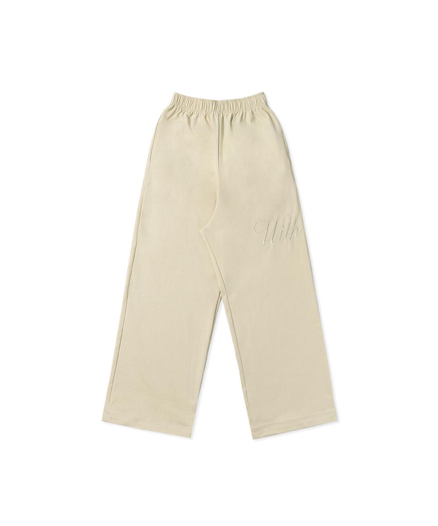 WITHOUT SUMMER Natural Training Pants_Butter
