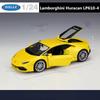 Новый 1:24 Lamborghini LP610-4 гоночная модель автомобиля из литого металла спортивная модель автомобиля имитация модные украшения коллекция детские игрушки мальчики подарок