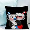 Наволочки 45x45 C-cuphead Декоративные подушки для гостиной Наволочка 40*40 Осенний декор Кресла для отдыха Подушка-обнимашка