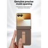 High-end Leather Metal Bracket Case For Samsung Galaxy Z Flip 7 Flip 6 Flip5 Flip 4 3 Auto-Rebound Spring Hinge Protection Cover