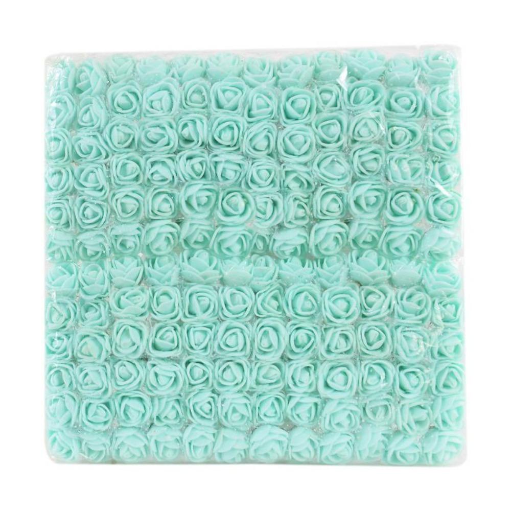 144/288 шт. Мини Кружевная Роза Искусственный Цветок Маленькие Головки Роз из Пенопласта Свадебное Украшение DIY Ремесло Букетные Принадлежности