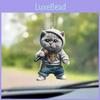 Cute Grey Cartoon Cat Pattern Acrylic Pendant For Car Decoration Interior