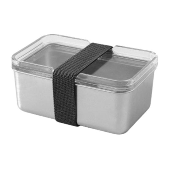 Ланч-бокс из нержавеющей стали с прозрачной крышкой, подходит для микроволновой печи и посудомоечной машины, герметичный контейнер для приготовления еды, портативный бенто-бокс для офиса, школы