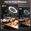 LED Selfie Ring Light Phone Stand With Folding Arm Circle Fill Light Dimmable Photography RingLight For Video YouTobe Streaming