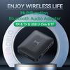 Bluetooth 5.4 аудио передатчик приемник 3.5 мм AUX USB U-диск TF карта воспроизведения беспроводной адаптер стерео музыка с микрофоном для автомобиля ТВ ПК