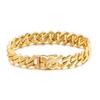 7/8/9inch Prong Miami Cuban Link Chain Bracelets for Women 2 Row Rhinestone Cuban Chain Bracelet Wristband Trendy Jewelry Gifts