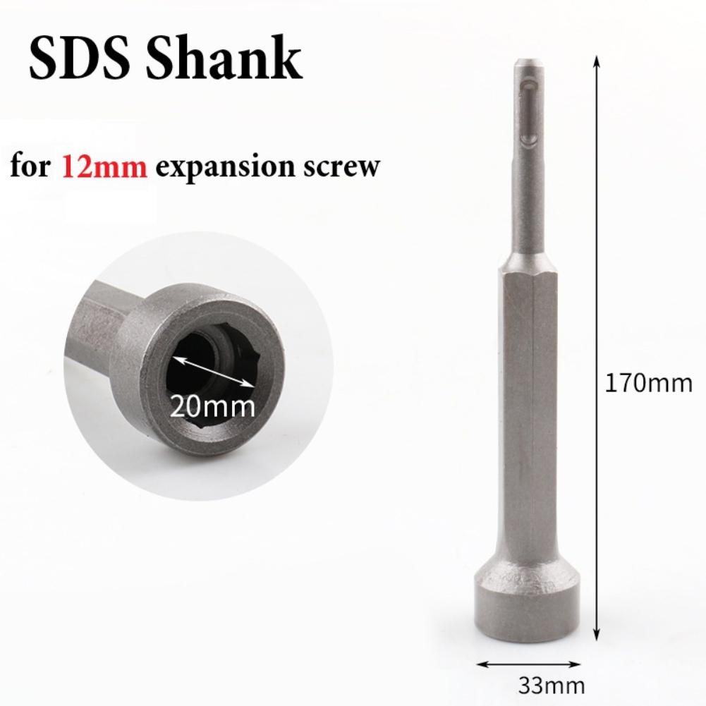 Expansion Anchor Socket Tool Rotary Hammer Dual-Function Tool 40Cr Steel Construction Precise Hammering Action