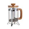 HARIO Cafe Press Wood PressFrench Press Olive Wood Heat Resistant Glass for 4 Cups Practical Capacity 600ml Gift Present CPSW-4-OV-CP