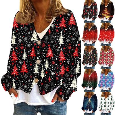 Женское модное короткое пальто, повседневная однобортная куртка с длинным рукавом и принтом, верхняя часть из плюша